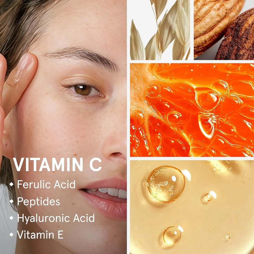 Vitamin C Serum for Face – Irestore Brightening & Anti-Aging Serum with Hyaluronic Acid, Vitamin E & Ferulic Acid for Dark Spots & Glow (1 Fl Oz)