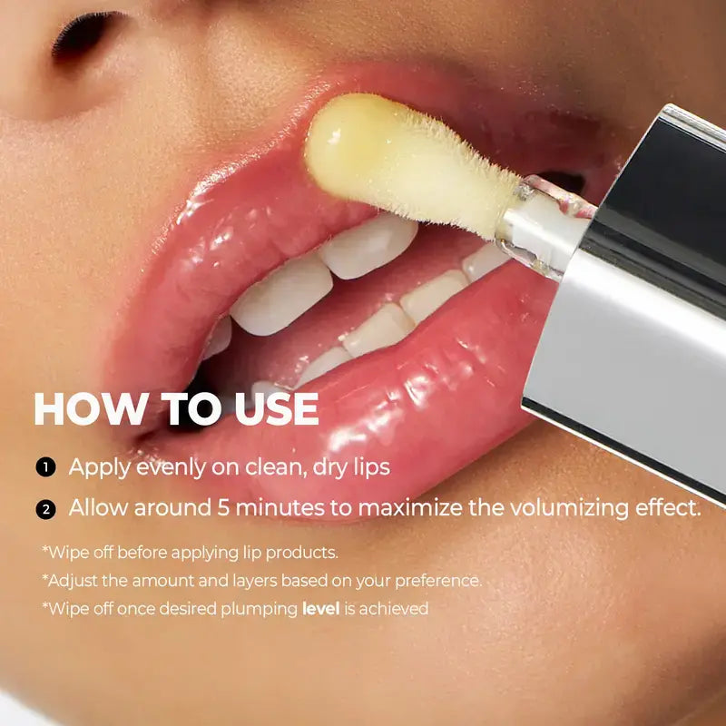 Spicy Lipgloss Plumper - High-Shine Makeup Enhancer for Fuller-Looking Lips, Smooth Non-Sticky Glossy Finish