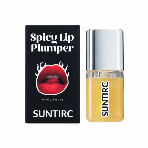 Spicy Lipgloss Plumper - High-Shine Makeup Enhancer for Fuller-Looking Lips, Smooth Non-Sticky Glossy Finish